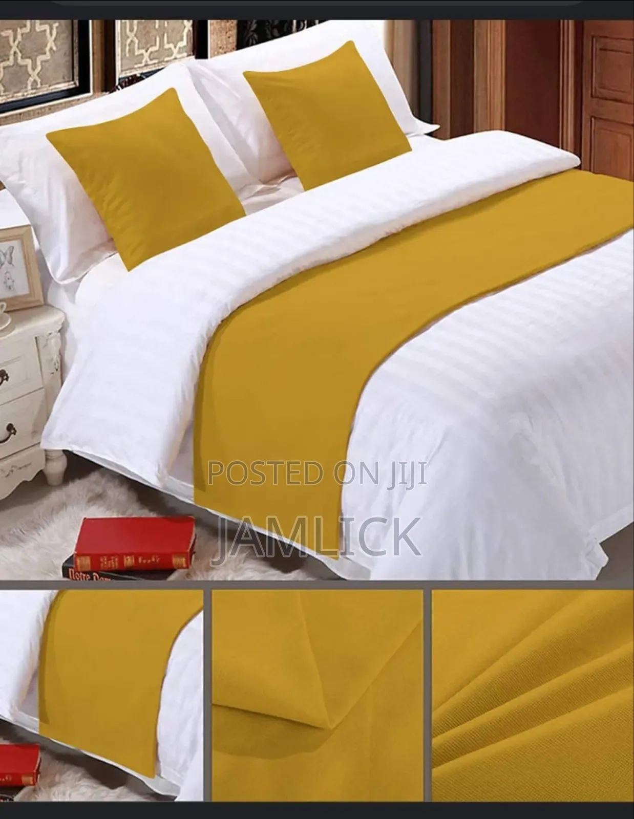 Elegant Bed Runner 250×50cm –Sk