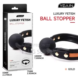 Luxury Fetish Ball Stopper Gag – Premium Bondage
