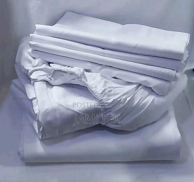 Pure Cotton Striped Bedsheet Set – 6×7 7×8 - Sk - thumbnail 2