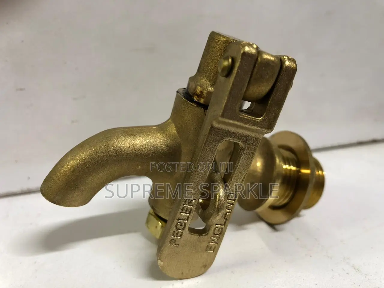 Pegler Half 1/2 Inch England Brass Lockable Bib Tap - Durable Secure