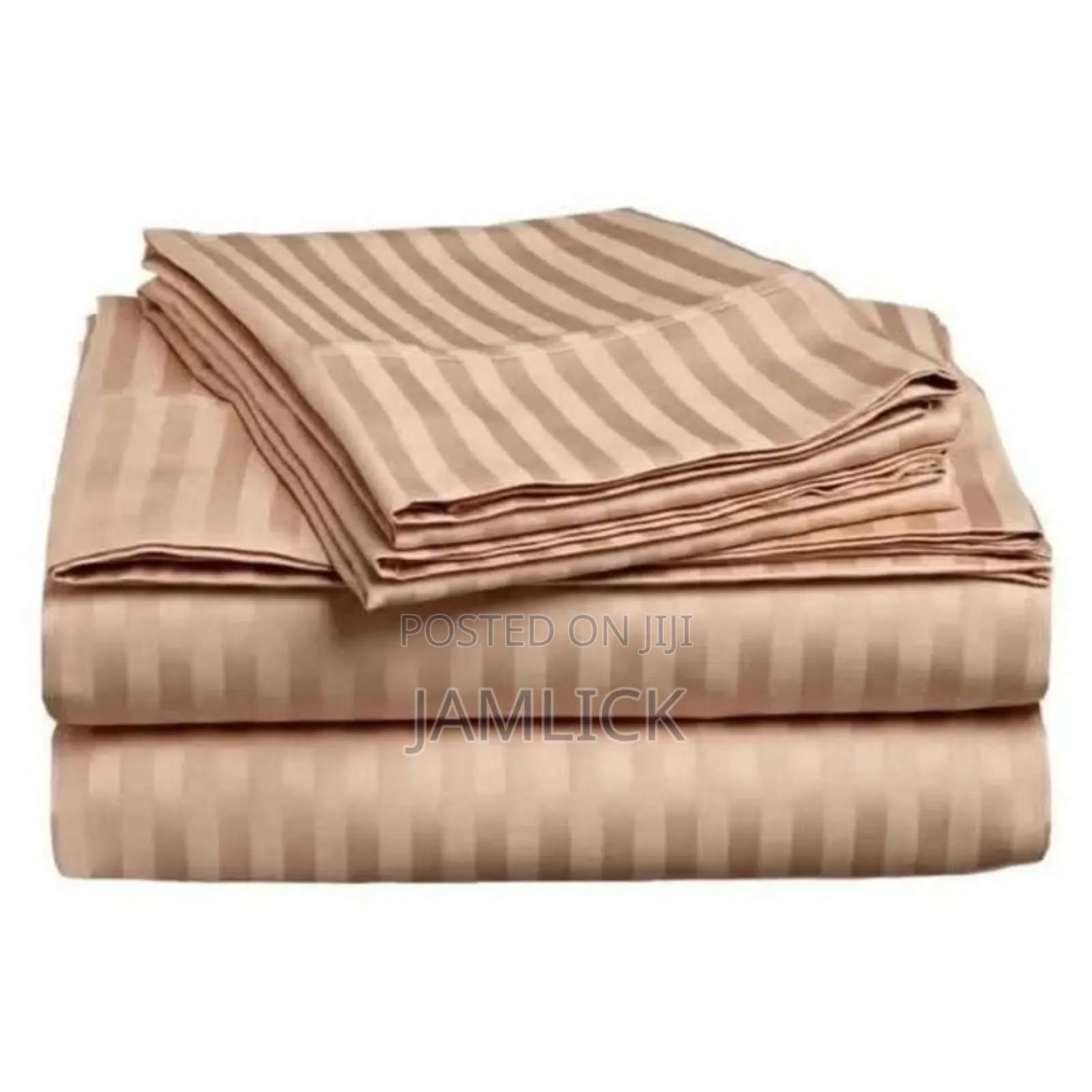 Luxury Cotton Striped Bedsheet Set - Sk