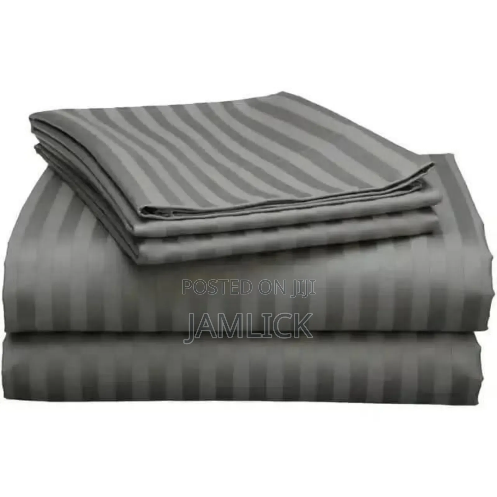 Luxury Cotton Striped Bedsheet Set - Sk
