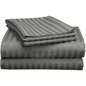 Luxury Cotton Striped Bedsheet Set - Sk