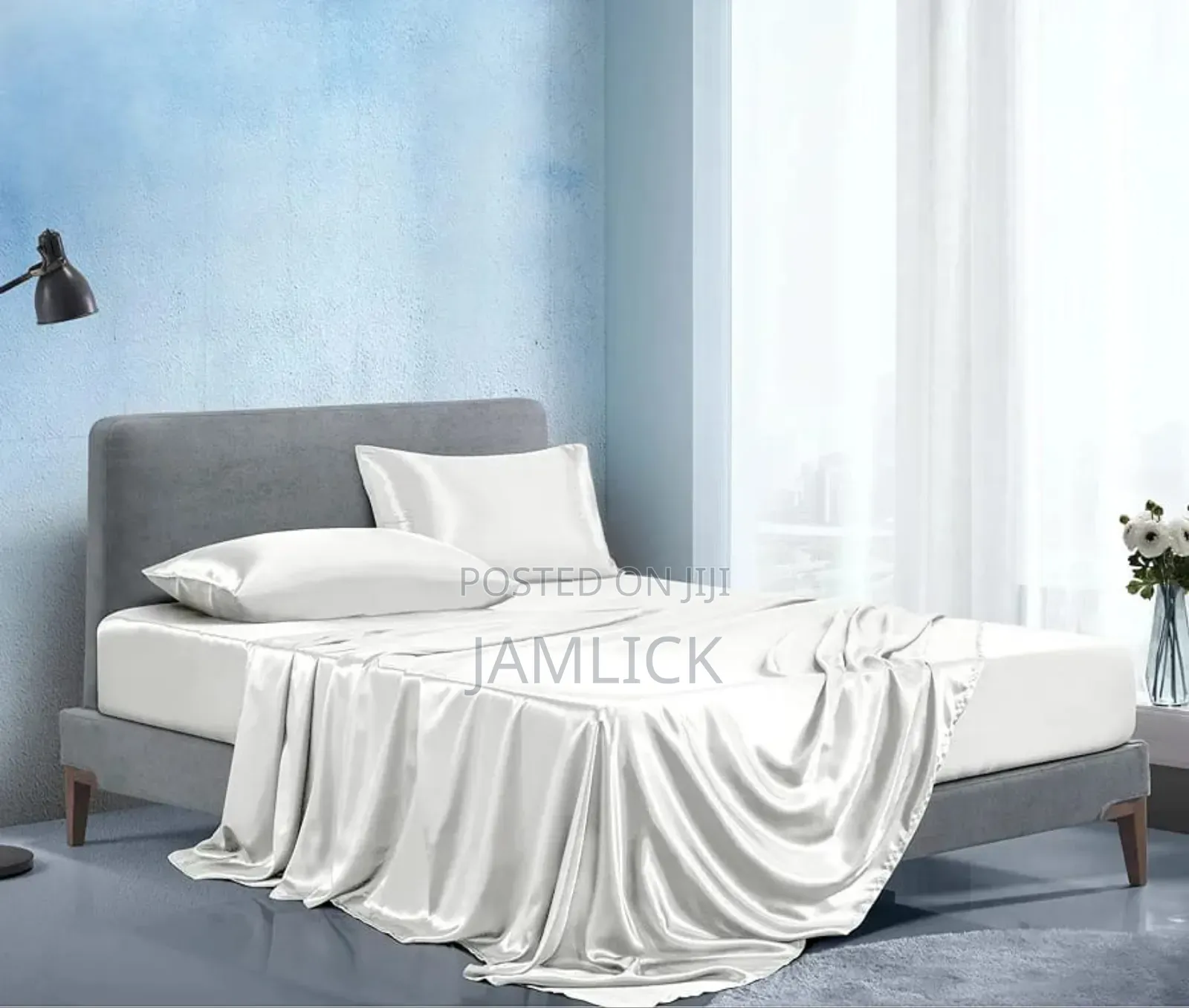 Luxury Silky Soft Mulberry Silk Fitted Bedsheet Set – 7×8/6×6/5×6 - Cl