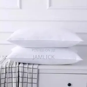 Printed Hollow Bed Pillows – Soft Microfiber, 750–1000g Pair - Cl