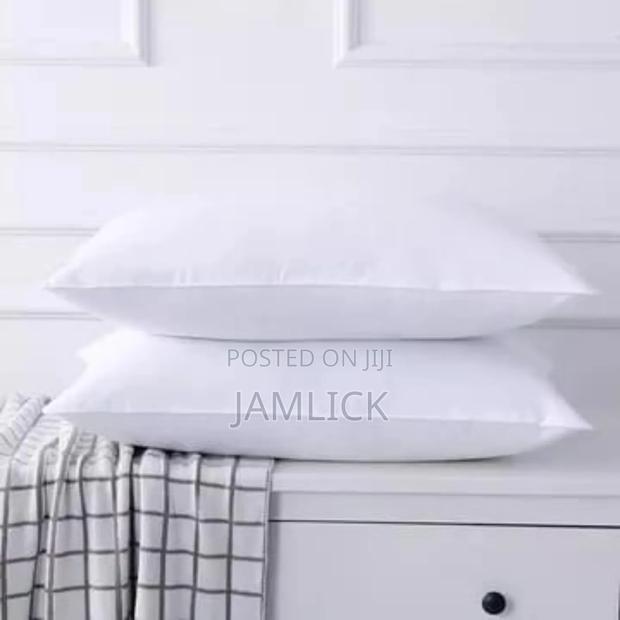 Printed Hollow Bed Pillows – Soft Microfiber, 750–1000g Pair - Cl - main view