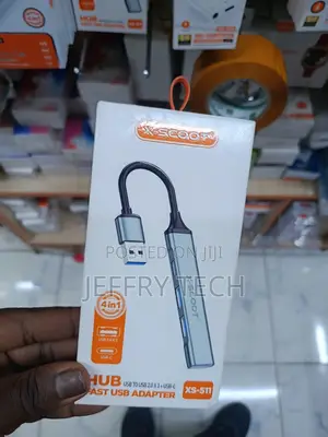 X-Scoot Silver Usb 2.0 X3 + Usb-C Fast Hub - Compatible With Desktops,