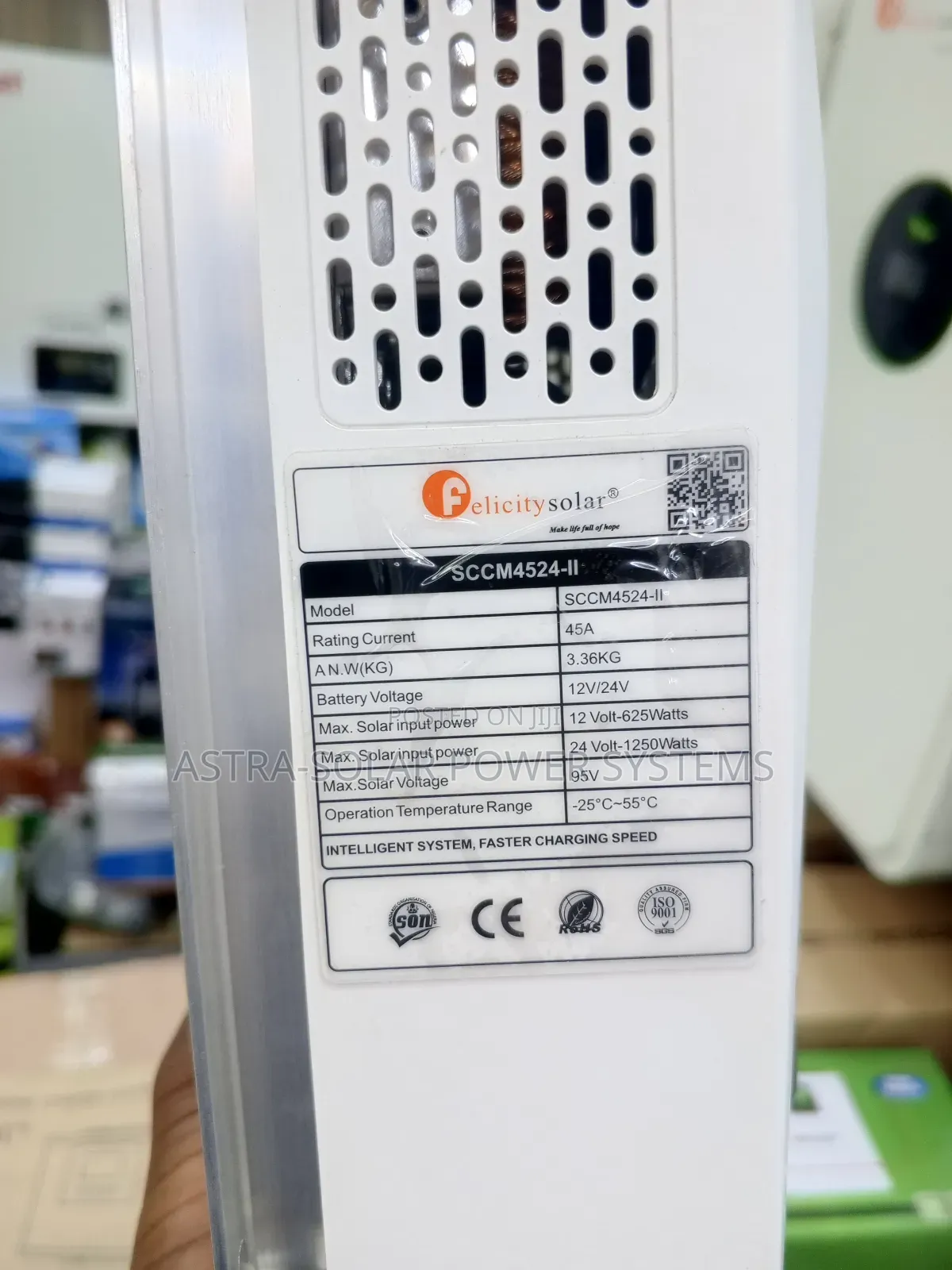 Felicity 45a 12/24v MPPT Charge Controller