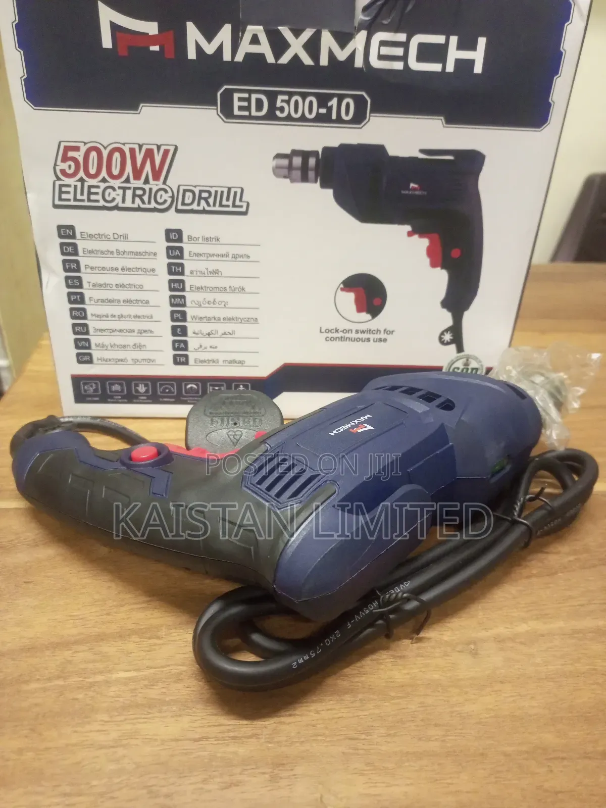 Drill Set Corded Electric Maxmech 500w