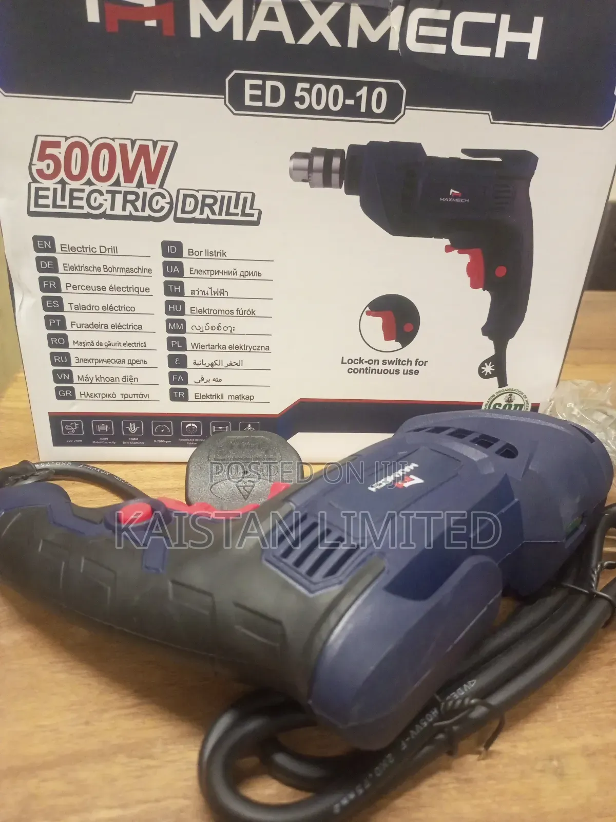 Drills 500 W Maxmech Drill Corded Electric