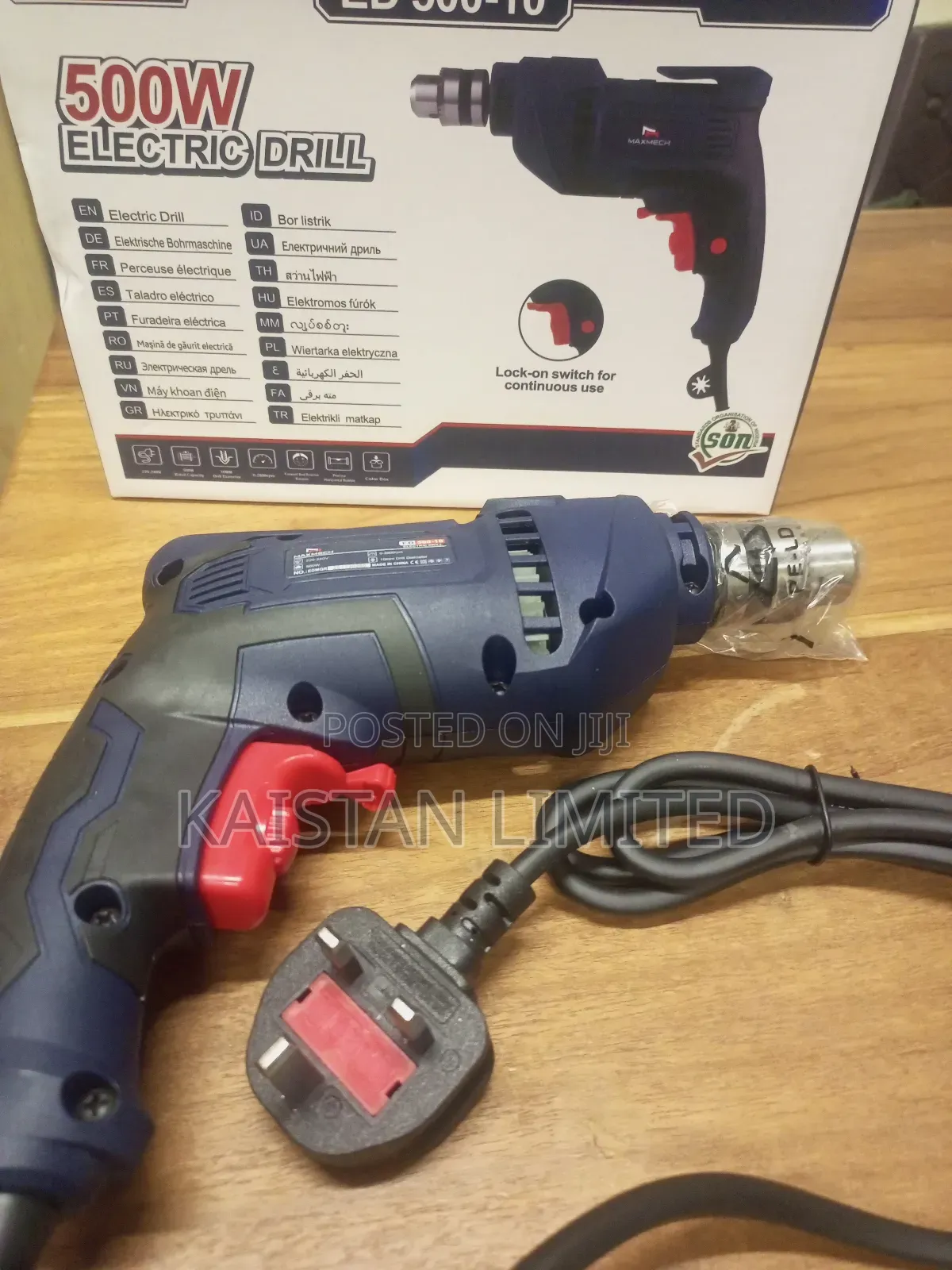 Power Drill Corded Electric 500w