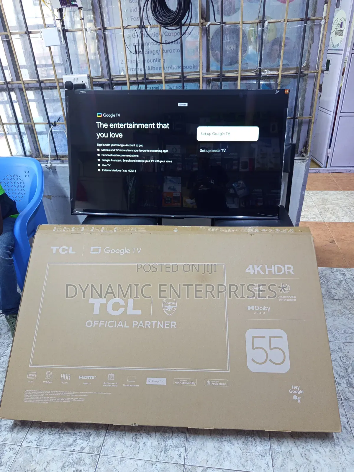 TCL 55" HDR Smart Google Tv