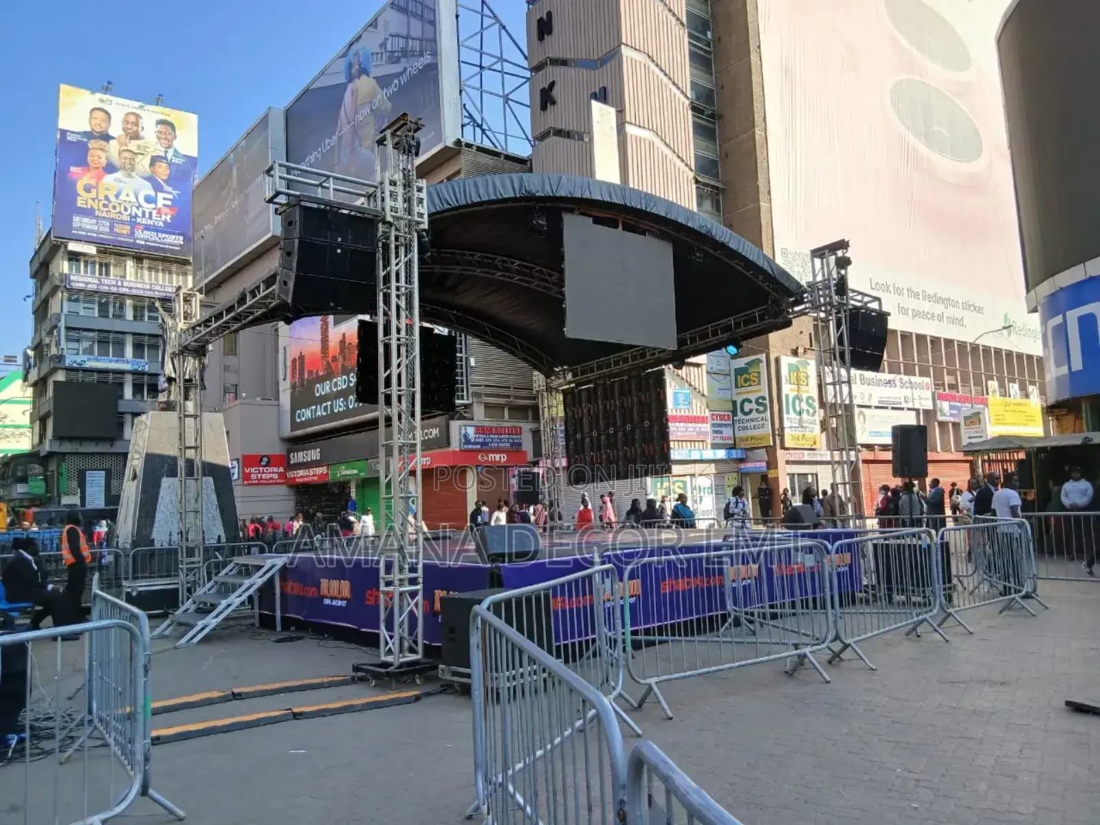 Events Stage and Roof