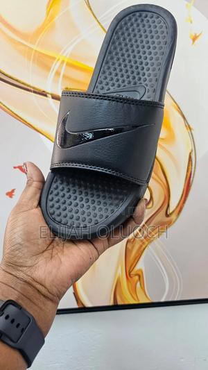 Nike Slides -Black/White/Green/Grey - thumbnail 2