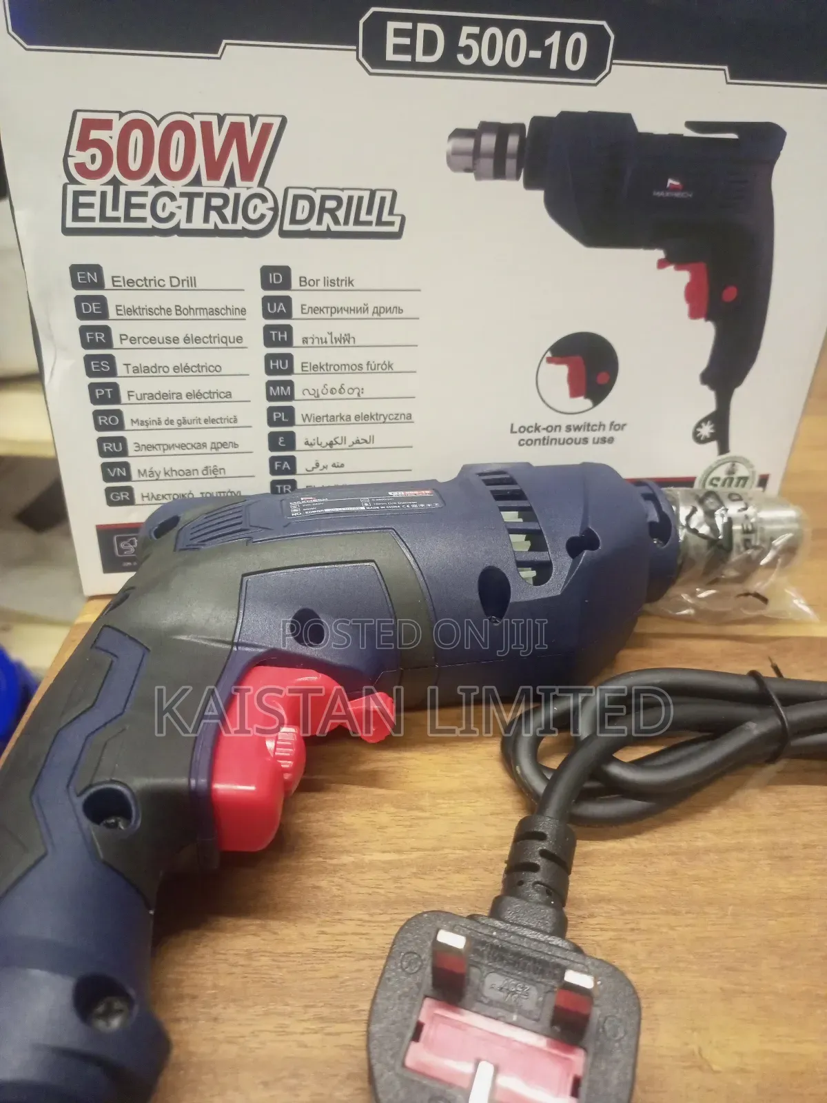 Power Drill Corded 500 W Maxmech