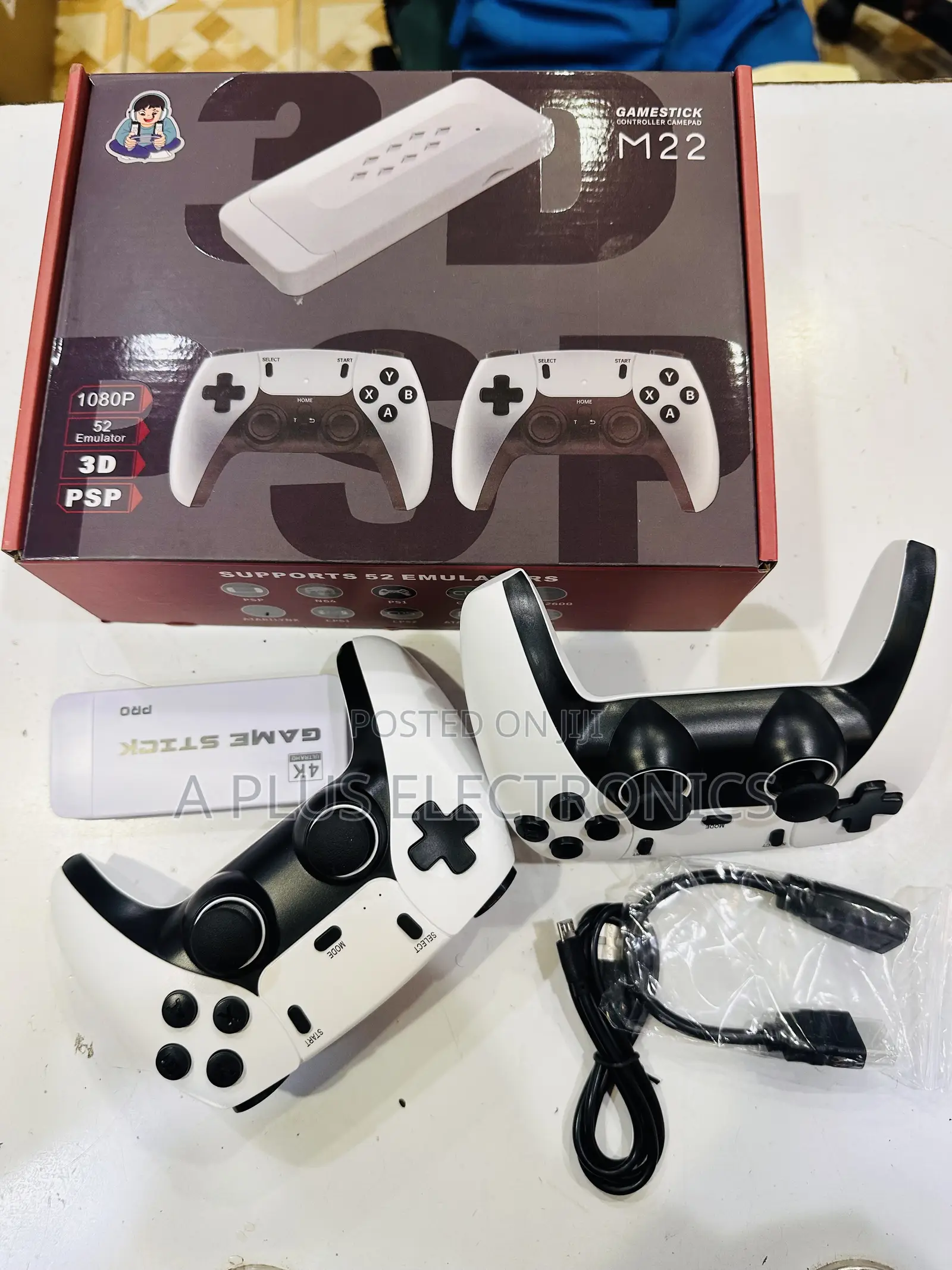 M22 Gamepad (3d Games) – 30,000+ Built-in Games | Plug Play Fun