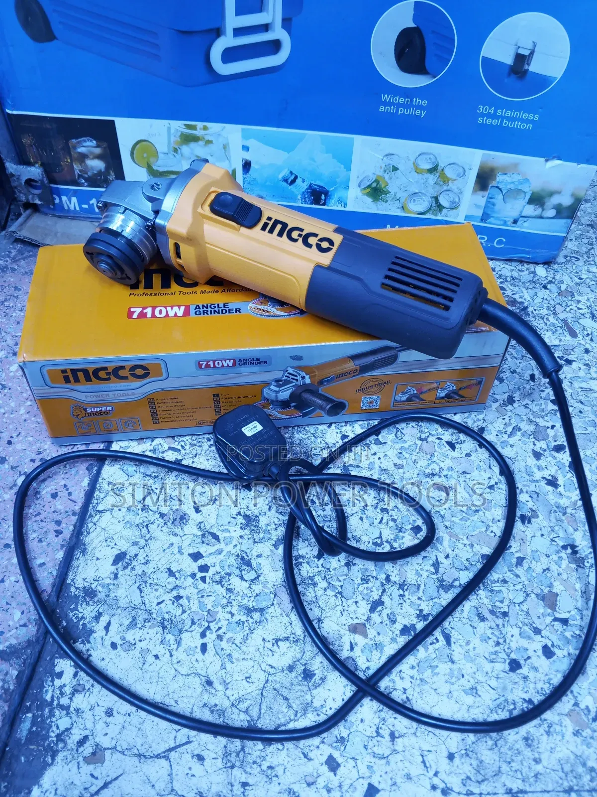 Quality 710w Ingco Angle Grinder