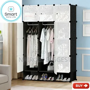 3 Column Plastic Wardrobe