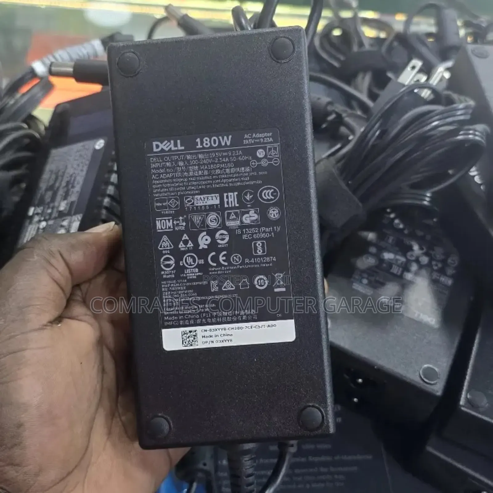 Dell 180w Ac Power Adapter Big Pin