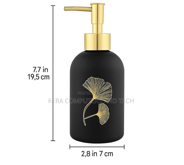 New Arrival Ceramic Glass 400ml Single Lotion Soap Dispenser - thumbnail 3
