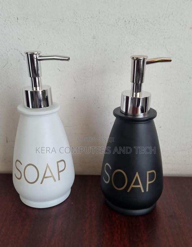 New Arrival Ceramic Glass 400ml Single Lotion Soap Dispenser - thumbnail 4