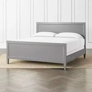 Modern Grey Panel Bed Size 5 by 6