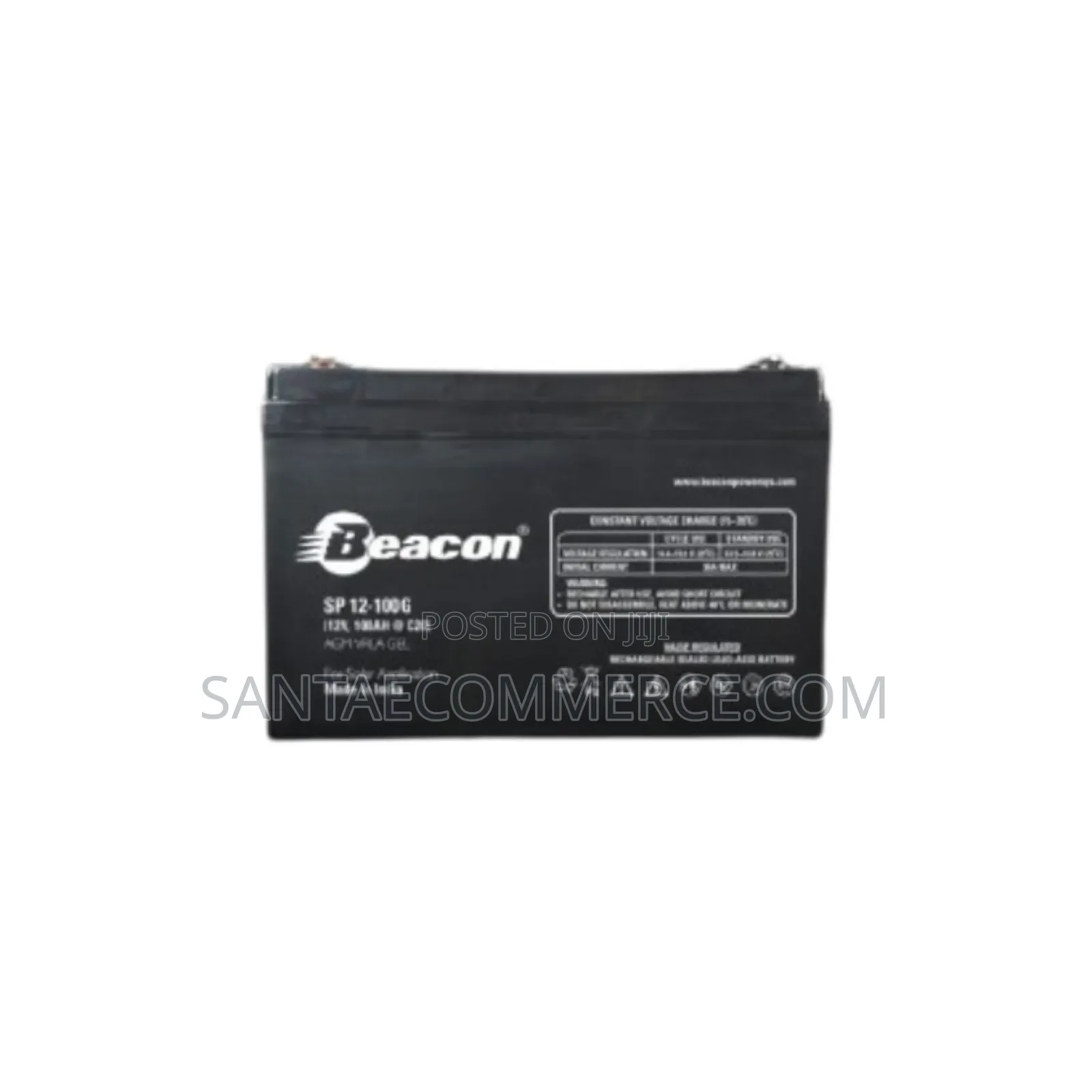 Beacon Sp 12-100 Valve Regulated Sealed Lead-Acid (Vrla) Agm Battery.