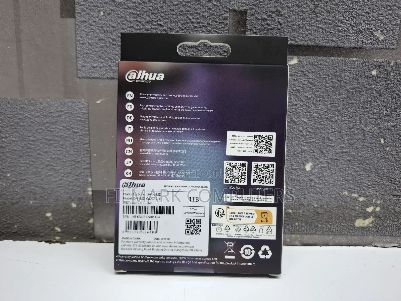 Dahua 1tb 2.5 Inch Sata SSD- Dhi-SSD-C800as1tb