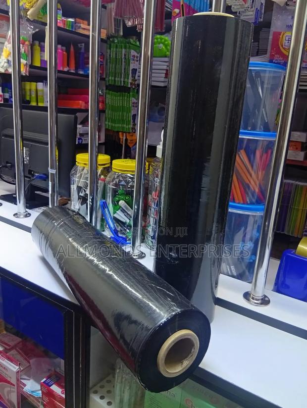 A Roll of Black Handstretch Film - thumbnail 3