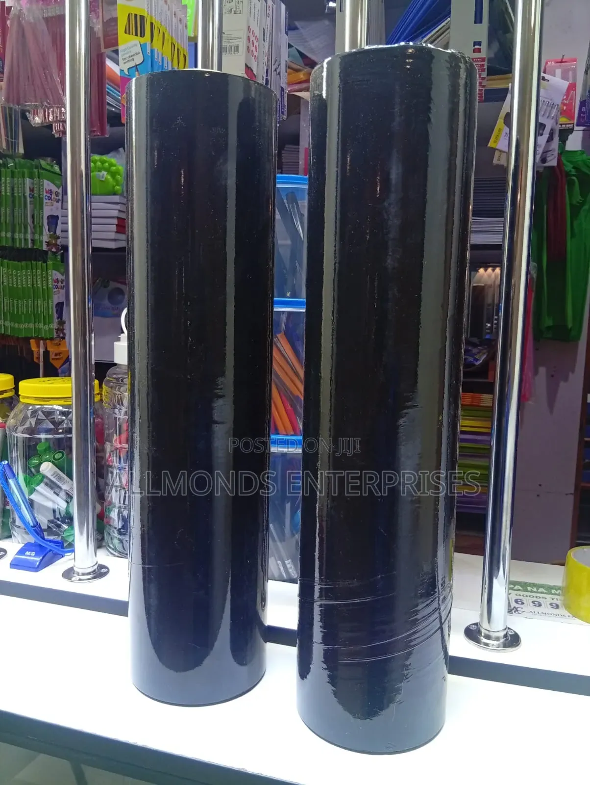 A Roll of Black Handstretch Film