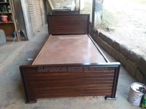 Dark Slatted Wood Bed Size 3 by 6 - thumbnail 2
