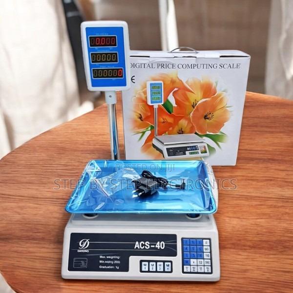 High Quality Performance Acs 30 Led Battery Digital Weighing Scale