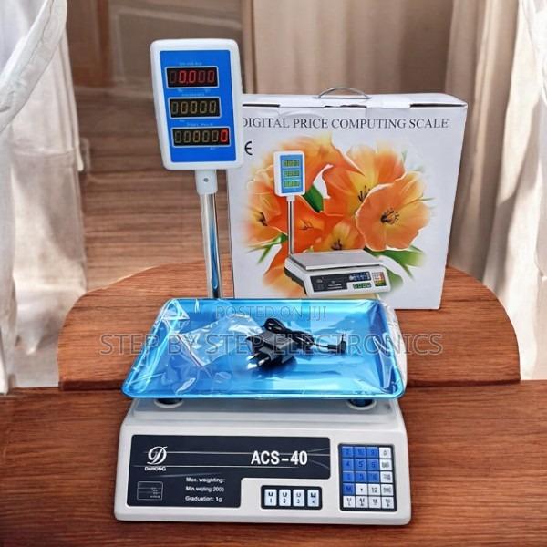 Super Quality Large Capacity Battery Acs 40 Digital Weighing Scale - main view