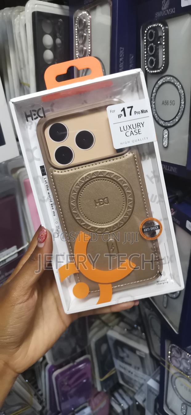 Bounc Magsafe Faux Leather Rubber Back Case for iPhone 17 Pro Max - main view