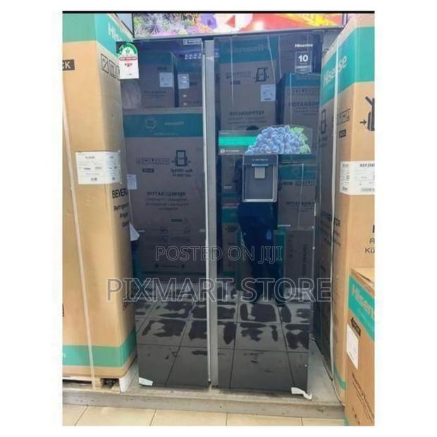 Hisense 541l Side-by-Side Refrigerator With Water Dispenser - main view