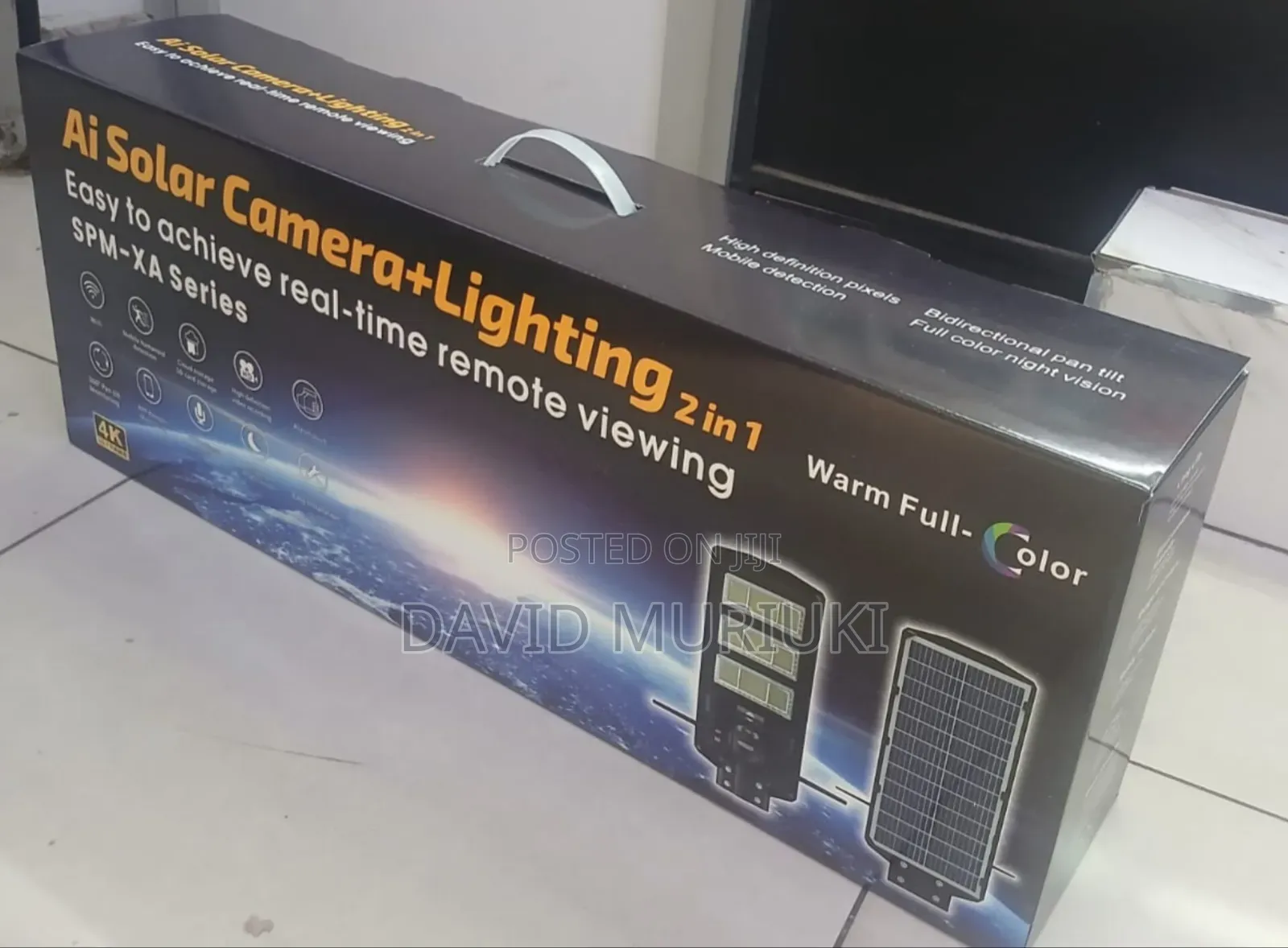 Solar Camera (With 1000w Streetlight)