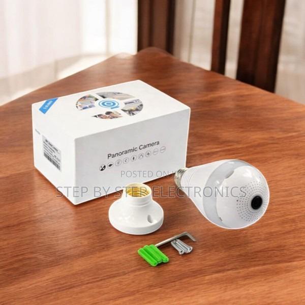 Office Security Wifi Bulb Camera With Pir Sensor Alarm, Night Vision - main view