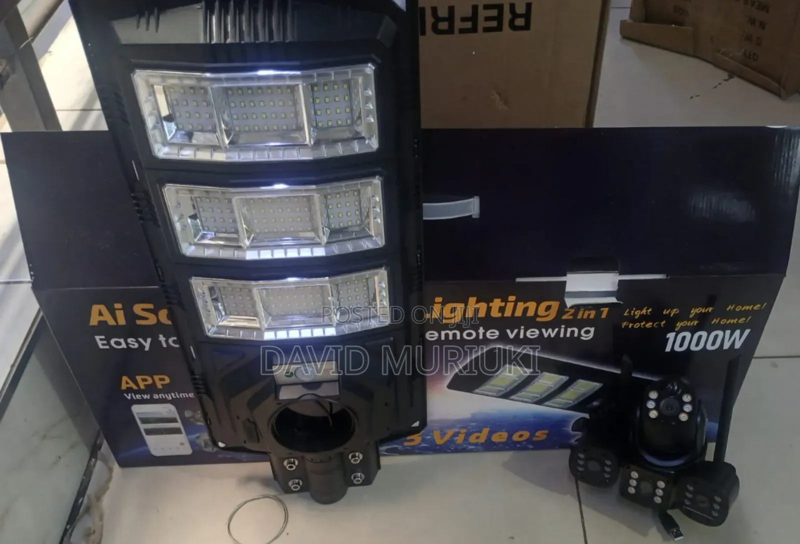 Solar Cameras (With 1000w Streetlight)