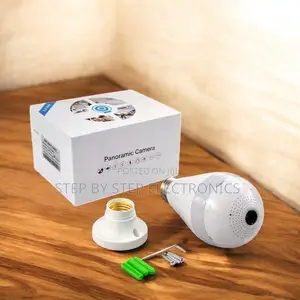 Home 1080p Wifi Bulb Camera With Built-in Microphone Loud Speaker