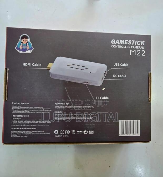 M22 Retro Game Stick Console PSP Mars 52 Emulators 1080p Hdmi Plug - thumbnail 3