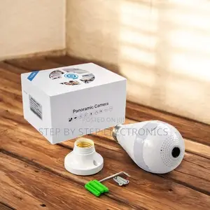 1080p Wifi Bulb Camera With Smart Motion Tracking Ai Auto Tracking