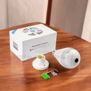 Panoramic 1080p Security Camera With Cloud Storage Real-Time View
