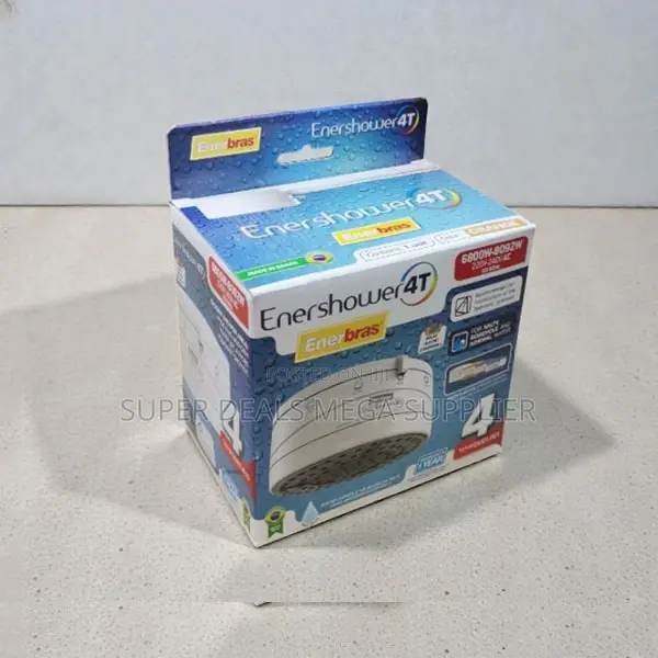 Blue Color Enerbras Enershower 4t Instant Shower Head Heater