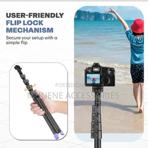 1.6m Tripod Stand With Mobile Phone Holder Heavy Duty For Camera Light