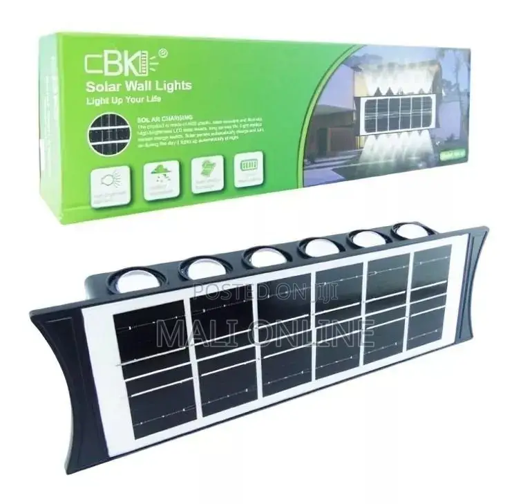 Solar Wall Light Bk-12 12 Led Dual Color Outdoor Lamp Ip65 Waterproof