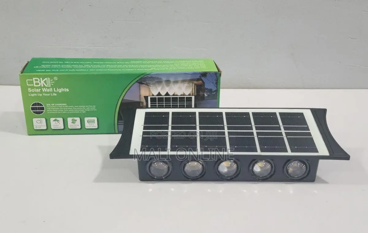 Solar Wall Light Bk-10 10 Led Dual Color Outdoor Lamp Ip65 Waterproof