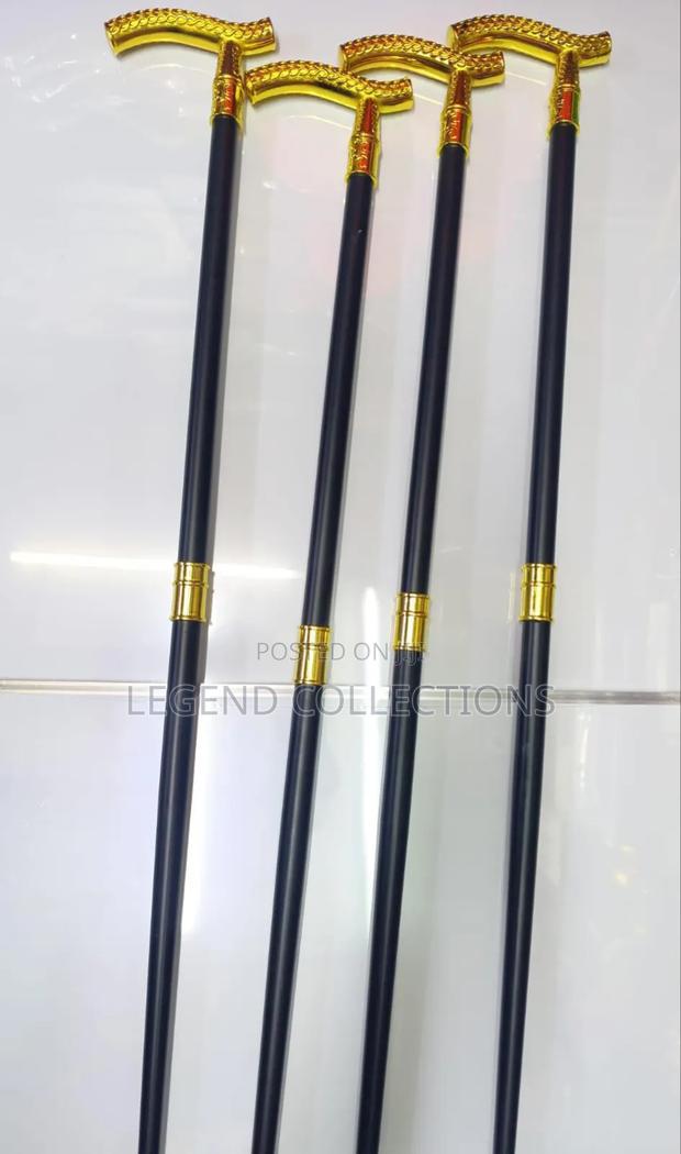 Metallic Designer Walking Stick