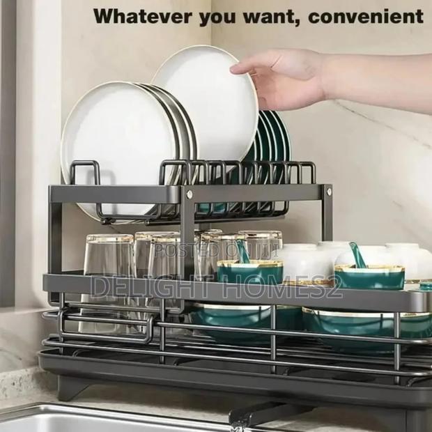 Carbon Metal Two Layer Dishrack-Nje - thumbnail 2