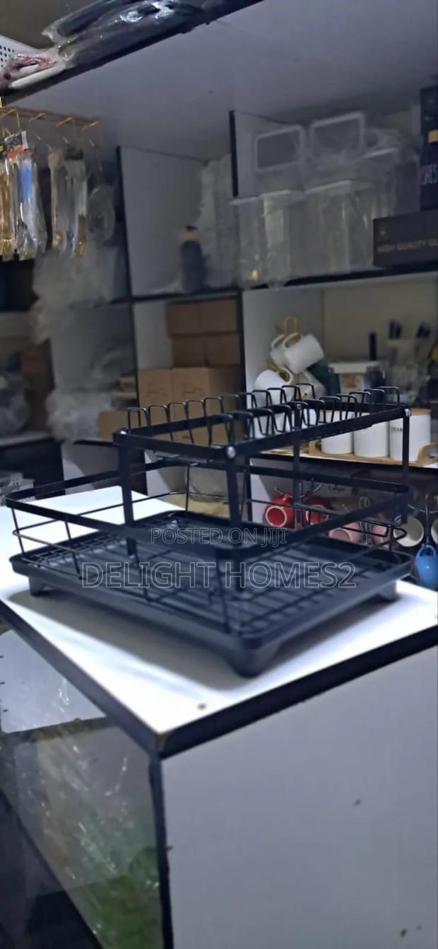 Carbon Metal Two Layer Dishrack-Nje - thumbnail 3