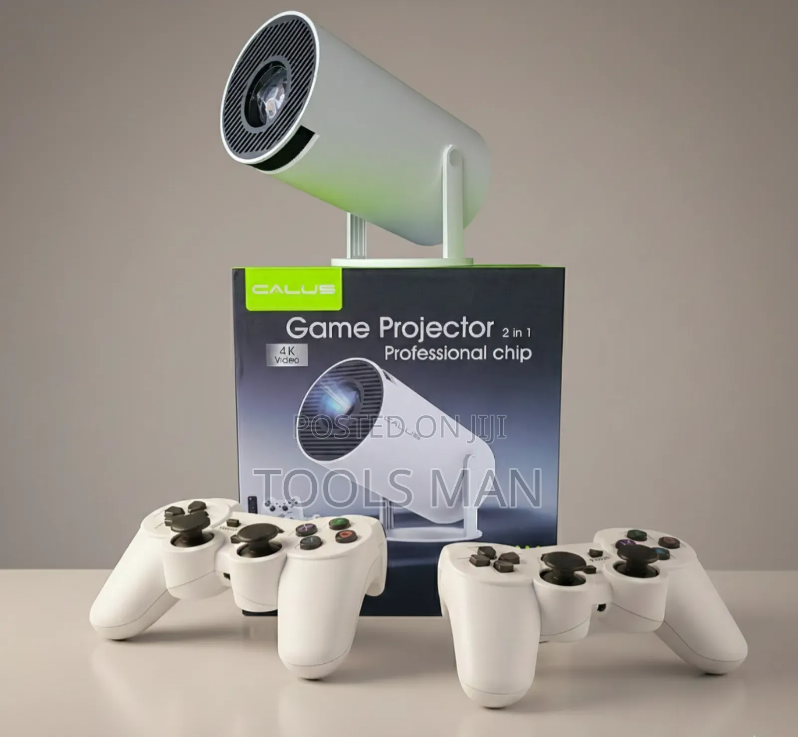 Calus H5 Max Game Projector 2-in-1. 2 Pads.Pre Installed 1900 Games